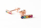 Joy Sapphire Bar Earrings