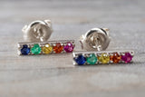 Joy Sapphire Bar Earrings