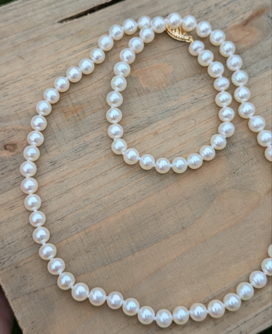Pearl Necklace Freshwater 18"