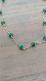 Yellow gold emerald bracelet