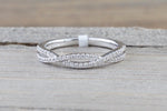 Wedding Set Solitaire Moissanite Diamond Engagement Ring M3085 B10002