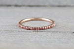 Dainty Thin Sapphire Eternity Band Stackable Ring B10078