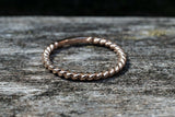 Gold Twined Rope Twist Ring