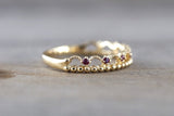 14kt Yellow Gold Red Ruby Ring Wide Vintage Antique Art Deco Crown Tiarra Crown Style Design