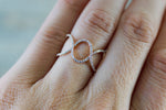 Fashion Art Deco Cross 14k Rose Gold Diamond Love Promise Ring Band Shaped Large Fashion 0.30 carats