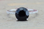 Payment White Gold Diamond and Black Onyx ring