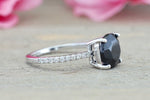 Payment White Gold Diamond and Black Onyx ring